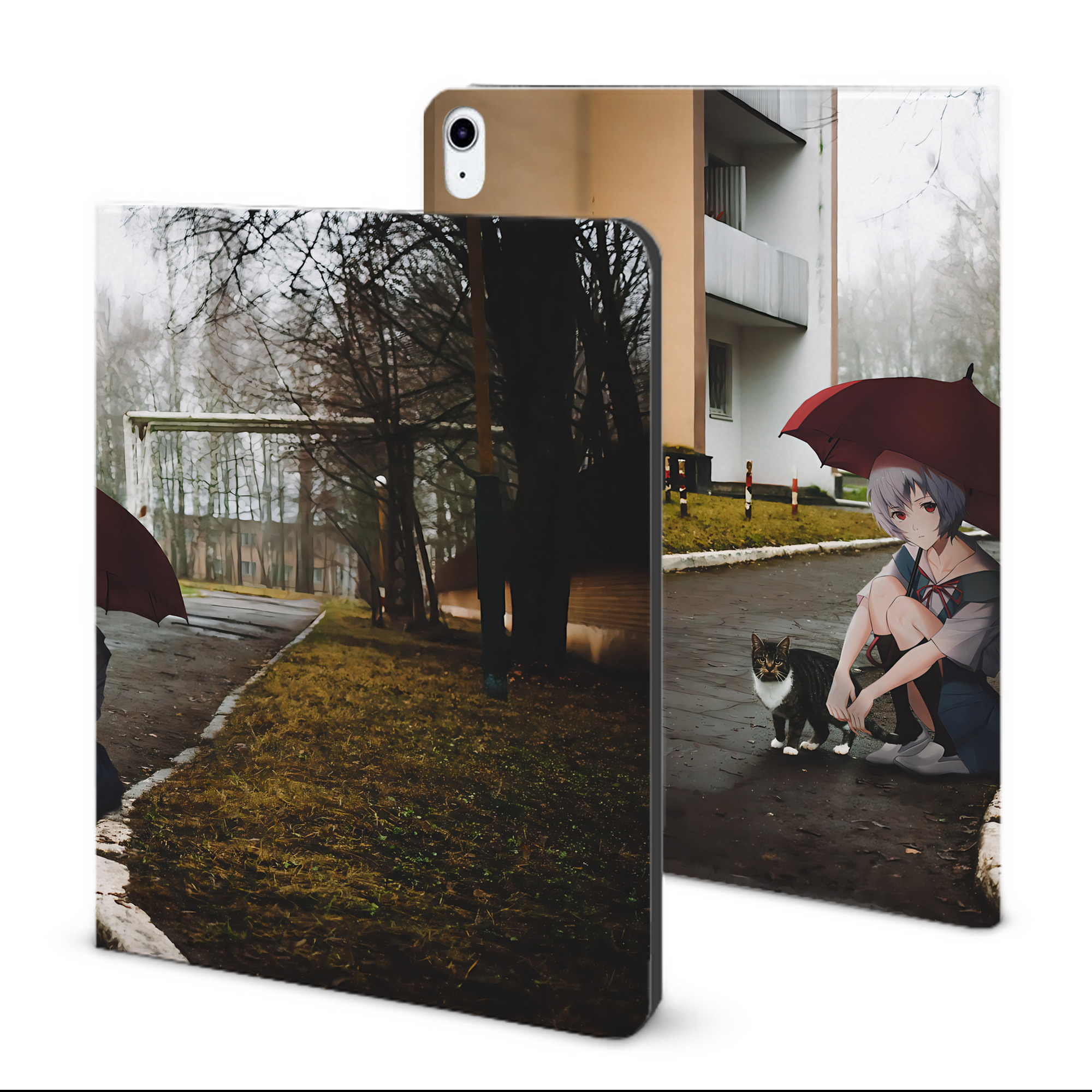 （画像用） EVA 新世紀エヴァンゲリオン IPad ケース ブック型 PUレザー TPU 耐衝撃 軽量 薄型 ペン収納なし 全面保護 IPad 各モデル対応